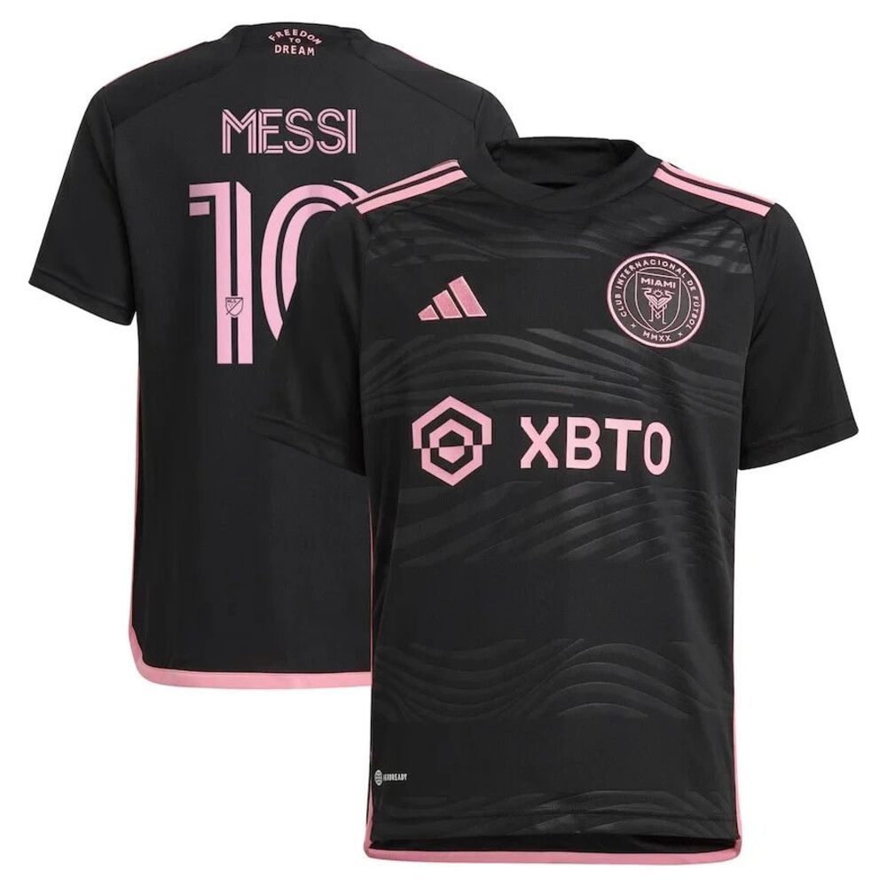 Adidas Inter Miami MLS 23/24 Away Messi Jersey Youth kids Large JE2009 560 NEW